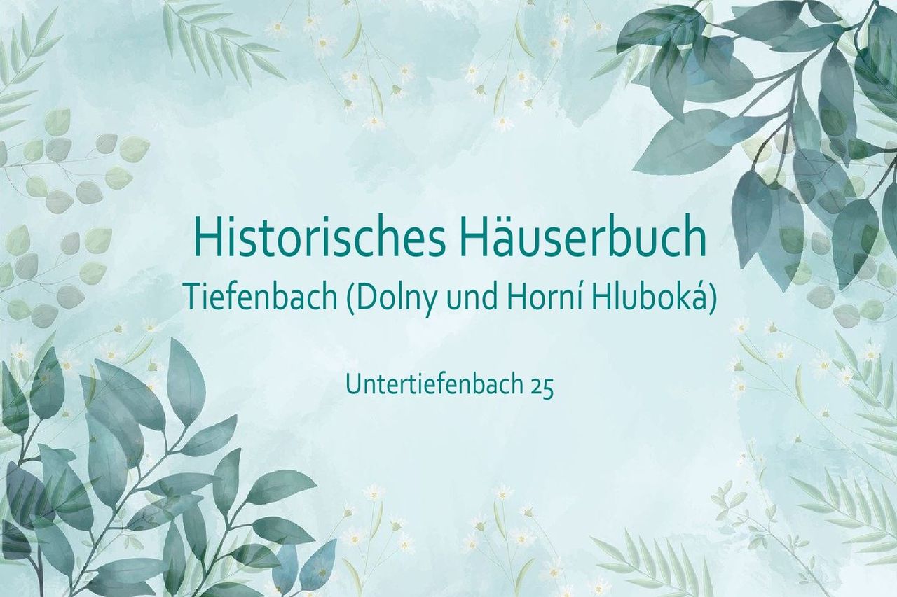 Historisches Häuserbuch: Untertiefenbach 25
